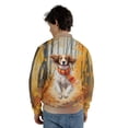 thumbnail image 5 of Welcome Fall English Setter Strolling Through the Autumn Maple Forest All Over Print 3D Baseball Jacket Dog Lover Bomber Jacket Softball - 12012, 5 of 6