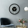 thumbnail image 3 of Washing Machine Nordic Style Wall Clock Silent Transparent Acrylic Clock Home Living Room, 3 of 5