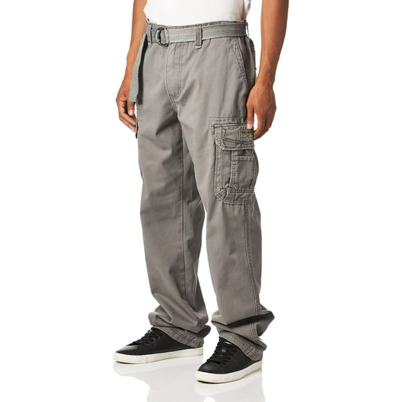Unionbay Men's Survivor Iv Relaxed Fit Cargo Pant - Reg and Big and Tall Sizes, grey goose, 44x30