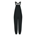 thumbnail image 5 of Dealovy Overalls for Women Sleeveless Adjustable Strap Loose Sherpa Fuzzy Fleece Jumpsuits with Pockets, 5 of 6