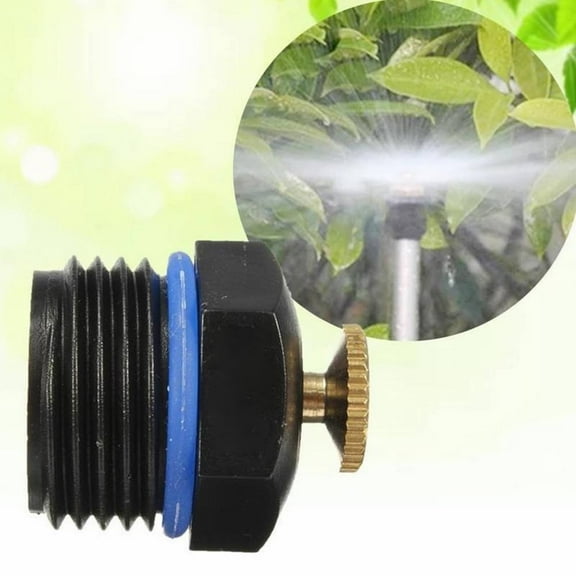 TXYRDXK 1pcs Atomizing Sprinkler Nozzle,1/2 inch Garden Misting Emitters Adjustable 360 Degree Agricultural Lawn Watering Universal Nozzle Irrigation Micro Spray Heads