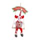 thumbnail image 1 of Muñeco navideño columpio para colgar en la pared, decoración navideña de dibujos animados para colgar. Ciervo, 1 of 6