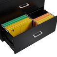 thumbnail image 2 of Pouseayar Lateral Wooden Filing Cabinet with 2 Drawer Suit for Letter Size, 2 of 8