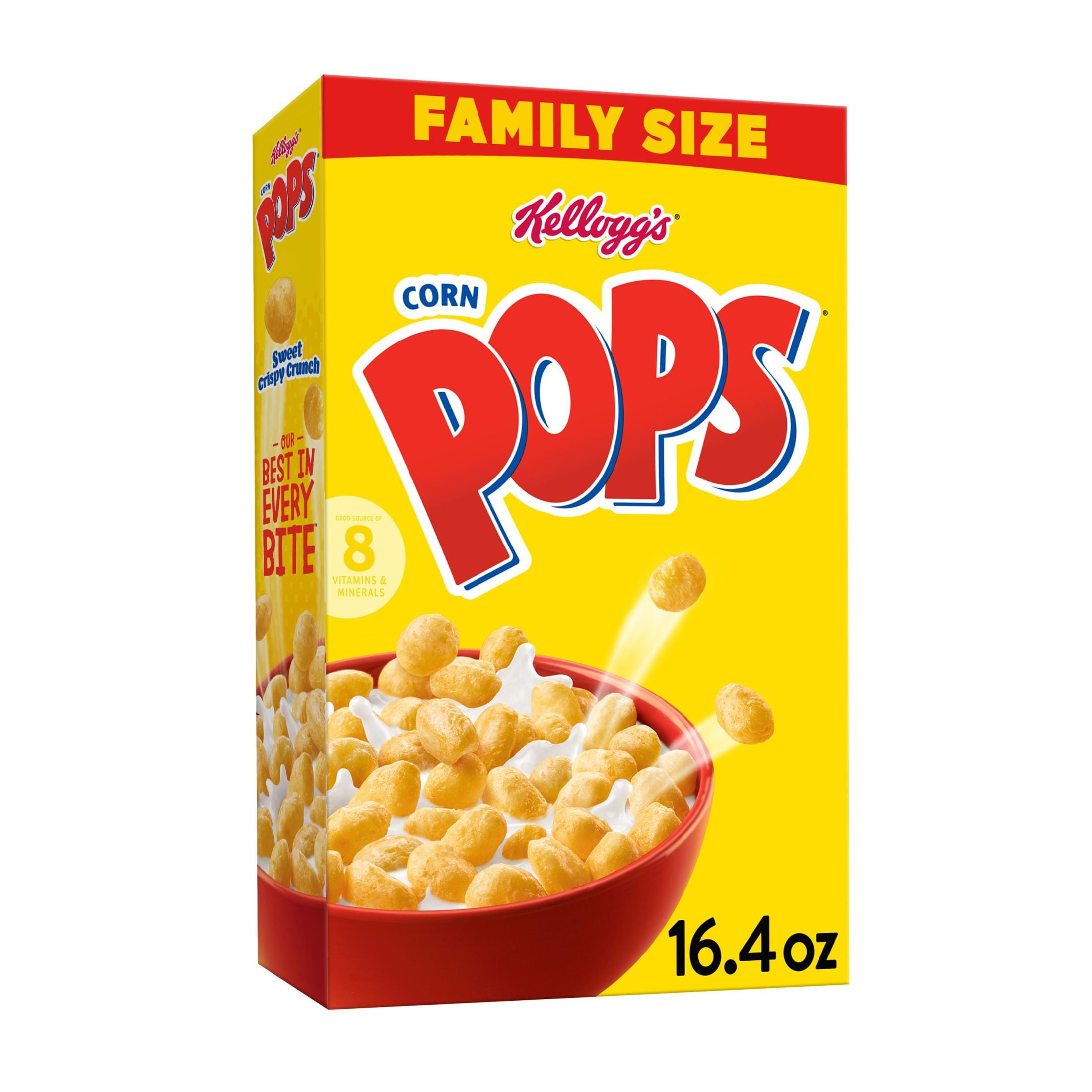 訳あってお買い得！30～80％OFF Kellogg's Corn Pops Original Breakfast Cereal, Family Size 菓子