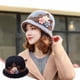 thumbnail image 4 of Gorro de punto con orejeras para mujer (invierno 2023) | Gorro de lana con forro polar de doble capa para clima frío | Mezcla de algodón suave para uso diario y actividades al aire libre, 4 of 5