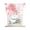 Pink, variant on Pink Floral Art Tie Up Curtains for Small Windows,Adjustable Rod Pocket Valance 45 Inch Short, Watercolor Botanical Spring Flowers Window Treatment Balloon Roman Blind Shade, 34" x 45"