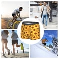 thumbnail image 7 of Men's Boxer Briefs, Yellow Leopard Print Sunflower Soft Comfy Mens Underwear Boxer Briefs Breathable With Widen Waist, 7 of 7