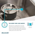 thumbnail image 5 of Elkay Crosstown Stainless Steel 25" x 22" x 9", Single Bowl Dual Mount Sink Kit, 5 of 7