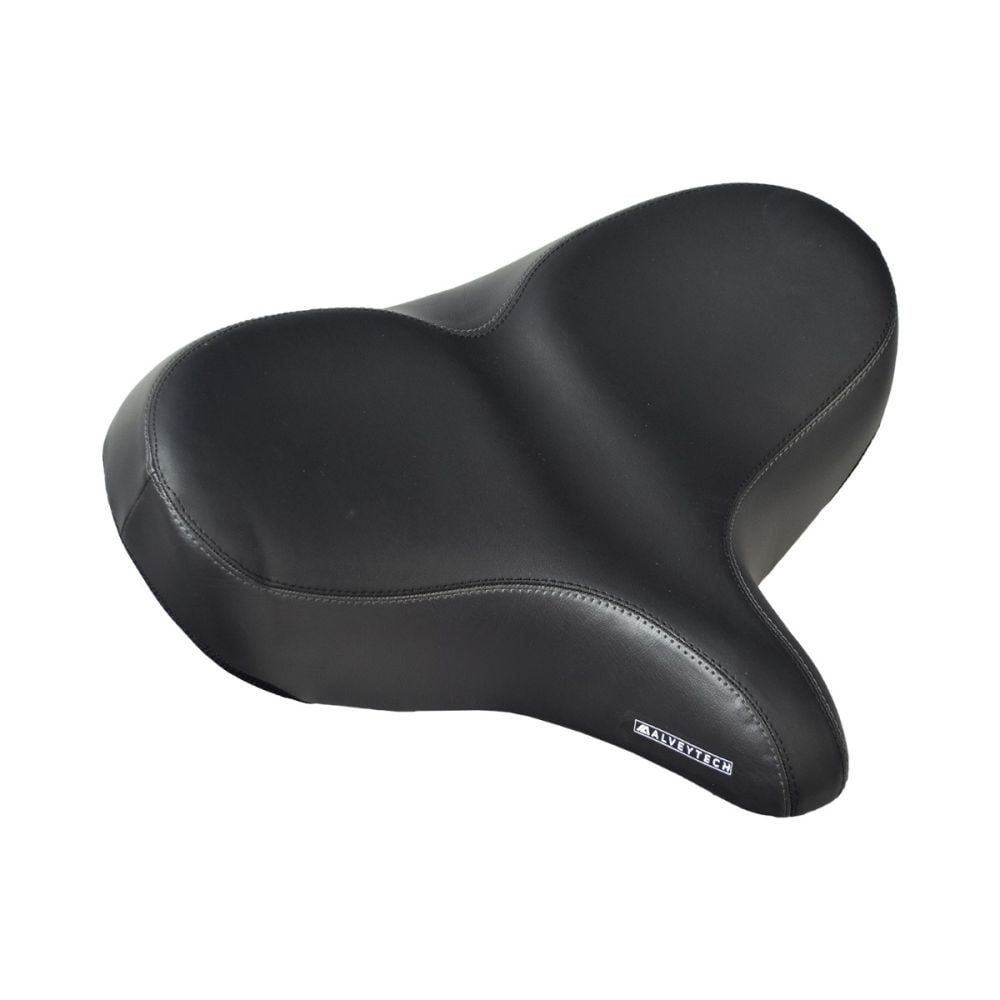 AlveyTech Extra Wide Bike Saddle Seat for Men/Women Oversized ...