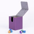 thumbnail image 3 of PU Leather Deck Case Card Storage Deck Box Playing Cards Case for Business Cards, 3 of 7