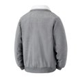 thumbnail image 3 of Ceisia Men's Corduroy Thickened Jacket Stand Up Collar Zip Gift Up Pockets Long Sleeve Casual Outerwear, 3 of 6