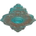 thumbnail image 3 of 67 1/8"W x 48 5/8"H x 1 7/8"P Piedmont Ceiling Medallion (Fits Canopies up to 6 1/2"), Hand-Painted Copper Green Patina, 3 of 5