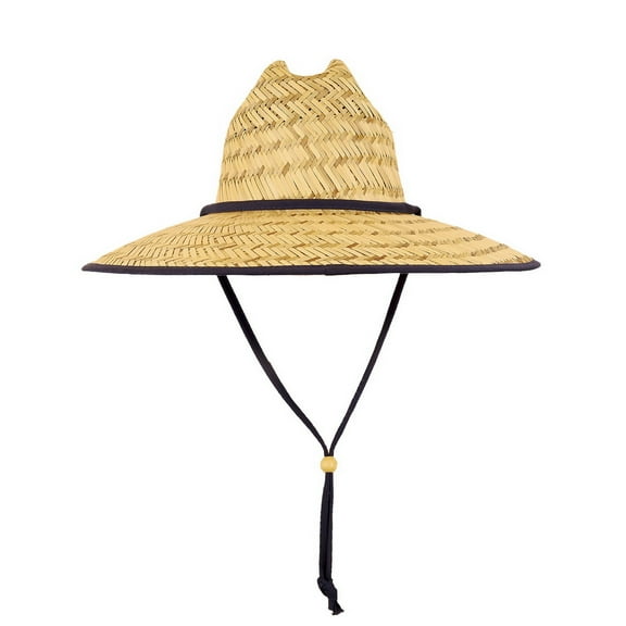 Lunada Bay 528 Mat Straw Lifeguard Hat-USA