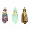 thumbnail image 4 of Perfume Bottles Pendant Natural Quartz Crystal Hexagon Gemstone Necklace Healing, 4 of 5