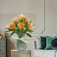 thumbnail image 4 of Realistic Artificial Flowers Simulated Lily Bouquet for Wedding and Home, 4 of 8