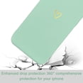 thumbnail image 5 of for iPhone 14 Case Cute Slim Shockproof Phone Case with Wireless Charging Support and Protection, Mint Green, 5 of 14