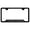 Black, variant on Jeep Cherokee Laser Etched Logo Cut-Out License Plate Frame (Black)