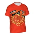 thumbnail image 3 of Unisex Adult Dukes Orange Car Haz-zard Graphic Tee Shirts Funny Cartoon 3D Print Short Sleeve T Shirts for Mens Womens, 3 of 8
