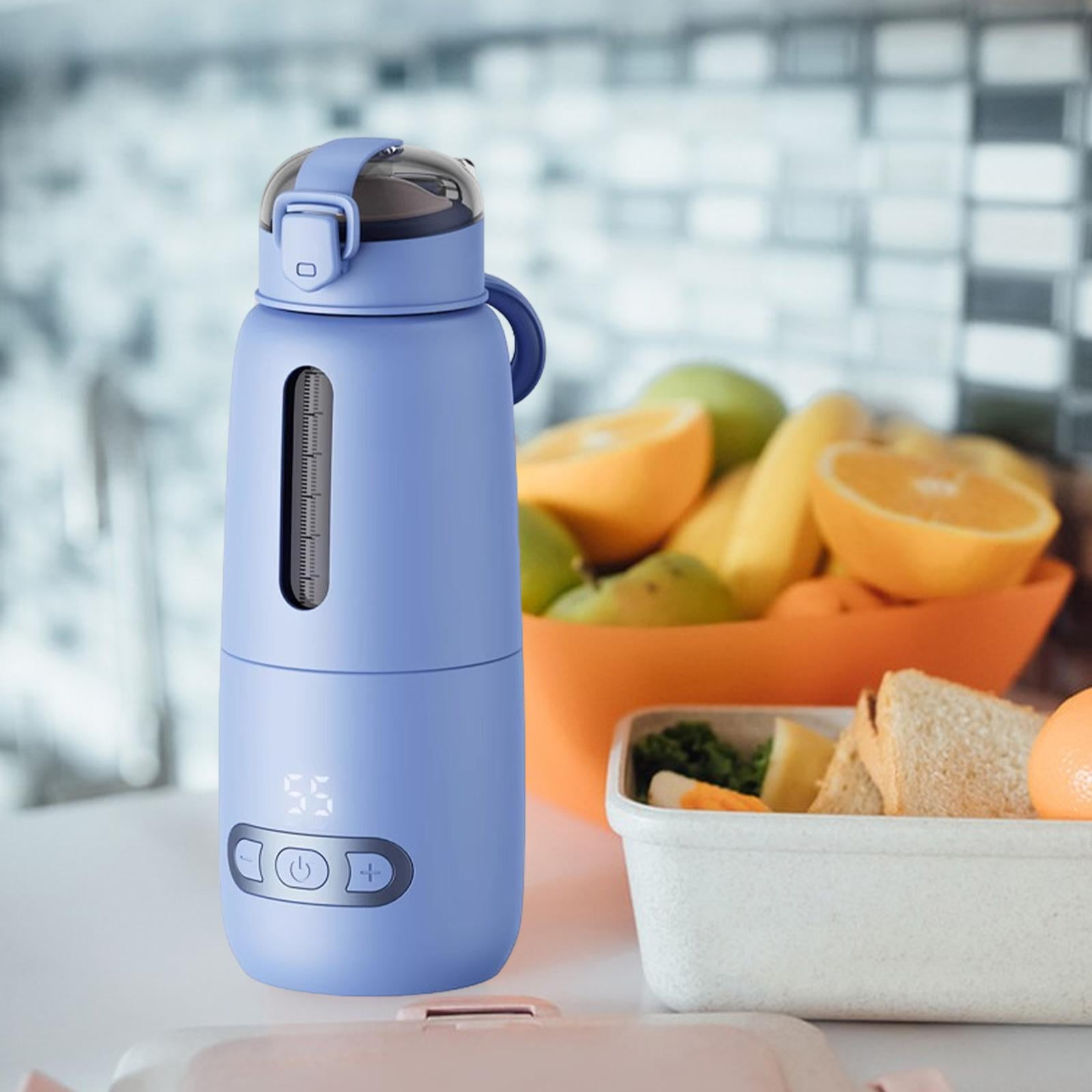 Baoblaze Portable Bottle Warmer Accurate Temperature Control Baby Milk Bottle Outdoors Ca blue 300ml