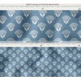 thumbnail image 4 of Outdoor Waterproof Taffeta Fabric - Soimoi Block Print Blue | UV Resistant | Ideal for Cushion Covers, Raincoats, Shower Curtains & More | 56" Width, 4 of 7