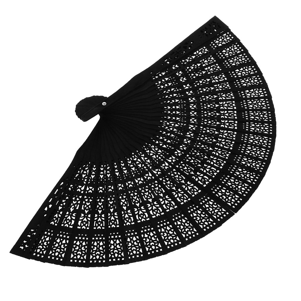 Ventilador De Mano Plegable Grande Para Mujer, Fluorescente, | Meses