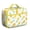 Yellow-45, variant on Floral Lemons & Flowers Insulated Lunch Box - Reusable, Spill-Resistant & Separate Mesh Compartment