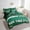 Medium Sea Green, variant on Erosebridal Sports Football Bed in a Bag Twin size, Vintage Soccer Bed Set, Brown Red, Reversible 7 Pieces