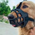 thumbnail image 2 of Dog Muzzle Breathable Basket Muzzle _jiue, 2 of 5