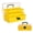Yellow+Green, variant on Blue 3-Layer Plastic Dividing Craft Organizer With Adjustable Spacers