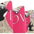 thumbnail image 3 of Coolnut Love Cupid Thermal Insulated Blackout Grommet Printed Window Curtain - 84x55 in - 100% Polyester 2 Panels, Symmetry, 3 of 6