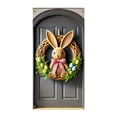 thumbnail image 1 of YWIYIUD 1PC Happy Easter Door Cover Easter Decorations, 71x35 Inch Easter Rabbit Eggs Door Banner Welcome Easter Banner Spring Theme Rabbit Door for Front Door Wall Indoor Outdoor Home Decor, 1 of 7