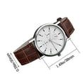 thumbnail image 5 of Montre pour Homme à Cadran Romain Classique avec Fonction Calendrier et Bracelet pour, 5 of 5