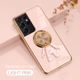 thumbnail image 1 of Nalacover Slim Case for Samsung Galaxy S21 Ultra,Cute Cartoon 6D Plating Astronaut Hidden Magnetic Ring Kickstand Soft TPU Shockproof Corner Protection Drop Proof Edge Bumper Cover.Lightpink, 1 of 8