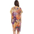 thumbnail image 3 of BZSMCE Women Creatively Vibrant Floral Symphony Print Beach Cover-ups Size:S-2XL, 3 of 7