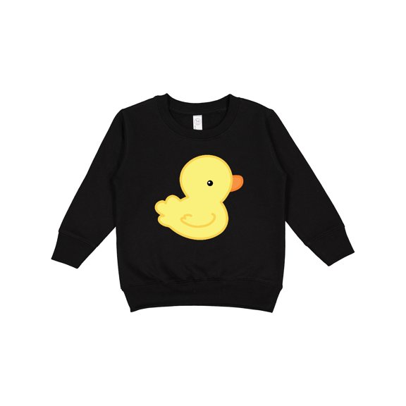 Inktastic Yellow Baby Duck Toddler Sweatshirt