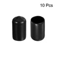 thumbnail image 2 of Protectores de rosca Uxcell 1/2" (13.5 mm) tapa de extremo negra 10 piezas, 2 of 5