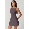 thumbnail image 3 of Vestido de tenis QINSEN con espalda abierta para mujer Tea Leaf Pearl S, 3 of 6