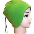 thumbnail image 3 of Thick Knit One Hole Facemask Balaclava Snowboarding Biker Mask (Green), 3 of 4