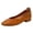 Brown, variant on Viluyesy Womens Loafers Square Toe Faux Leather Slip On Arch Support Casual Work Cushioned Low Block Heel Shoes Brown Size US7