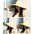 thumbnail image 4 of Floppy Hat Wide Brim - Solid Color Sun Protection Fisherman Cap Summer Beach Hat, 4 of 6