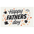thumbnail image 3 of Decorative Design Happy Fathers Day Coffee Theme Banner Colorful Icons Sunshine Theme Party Decoration for Father's Day Celebration Indoor Decoration Family Gathering, 3 of 7