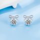 thumbnail image 1 of KADER Jewelry Moissanite Mujeres Diamante Original Plata Perla 925 Pendientes De Tuerca M021, 1 of 4