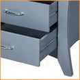 thumbnail image 6 of Gray Rectangular Composite Wood Coffee Table with 2 Drawers & Open Storage, Space-Saving for Small Living Rooms, 6 of 8
