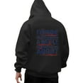 thumbnail image 5 of Men's Oversized Print Hooded Sweatshirt, BE KIND EVERYONE YOU MEET IS FIGHTING A BATTLE YOU KNOW NOTHING ABOUT Flag Letter Graphic Long Sleeve Loose Fit Hoodie,Black,L, 5 of 6