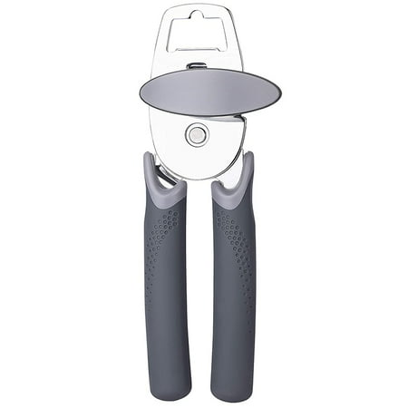 

Can Opener Handheld 3 in 1 Manual Can Opener Multifunctional Heavy Duty Handheld Can Openers with Comfy Grip Gray
