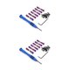 thumbnail image 1 of Tholdsy 6 piezas de control remoto de la biela del coche Suministros de actualización Reemplazo de piezas de vehículos controlados ajustables para Type1 NO1 Tholdsy CBP202687, 1 of 5