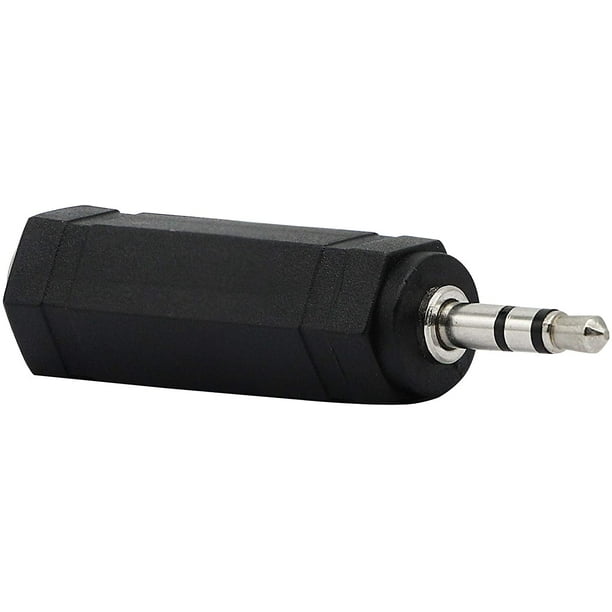 3.5mm 1/8 Mono Male Plug to 1/4 6.35mm Female Jack Audio Converter Adapter