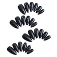 thumbnail image 3 of 7-Day Wear Press On Nails - Black Matte Short Square Fake Nails Kit with Glue, Full Set 12 Sizes, Easy 3-Step Application for Daily & Special Occasion Use, 3 of 8