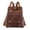 Brown, variant on CAIXIA Mesh Backpack with Multi-Pockets First Day Of School Simple Modern Backpack Portable Cute Book Bag Travel, Work, Office, Business
