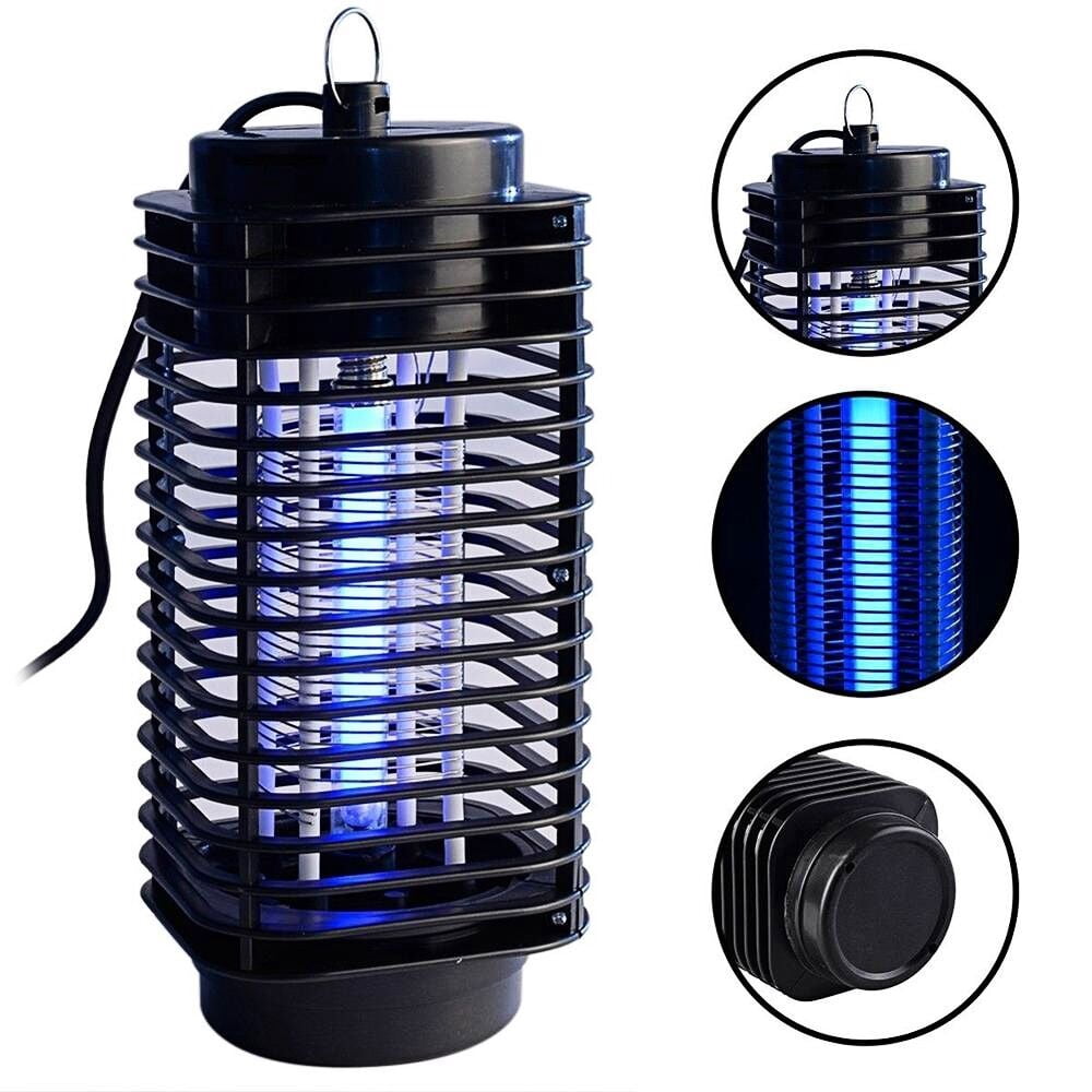 LNGOOR LED Flying Bug Traps Light Electric Mosquito Killer Pest Kill Lamp Outdoor Home, 220V